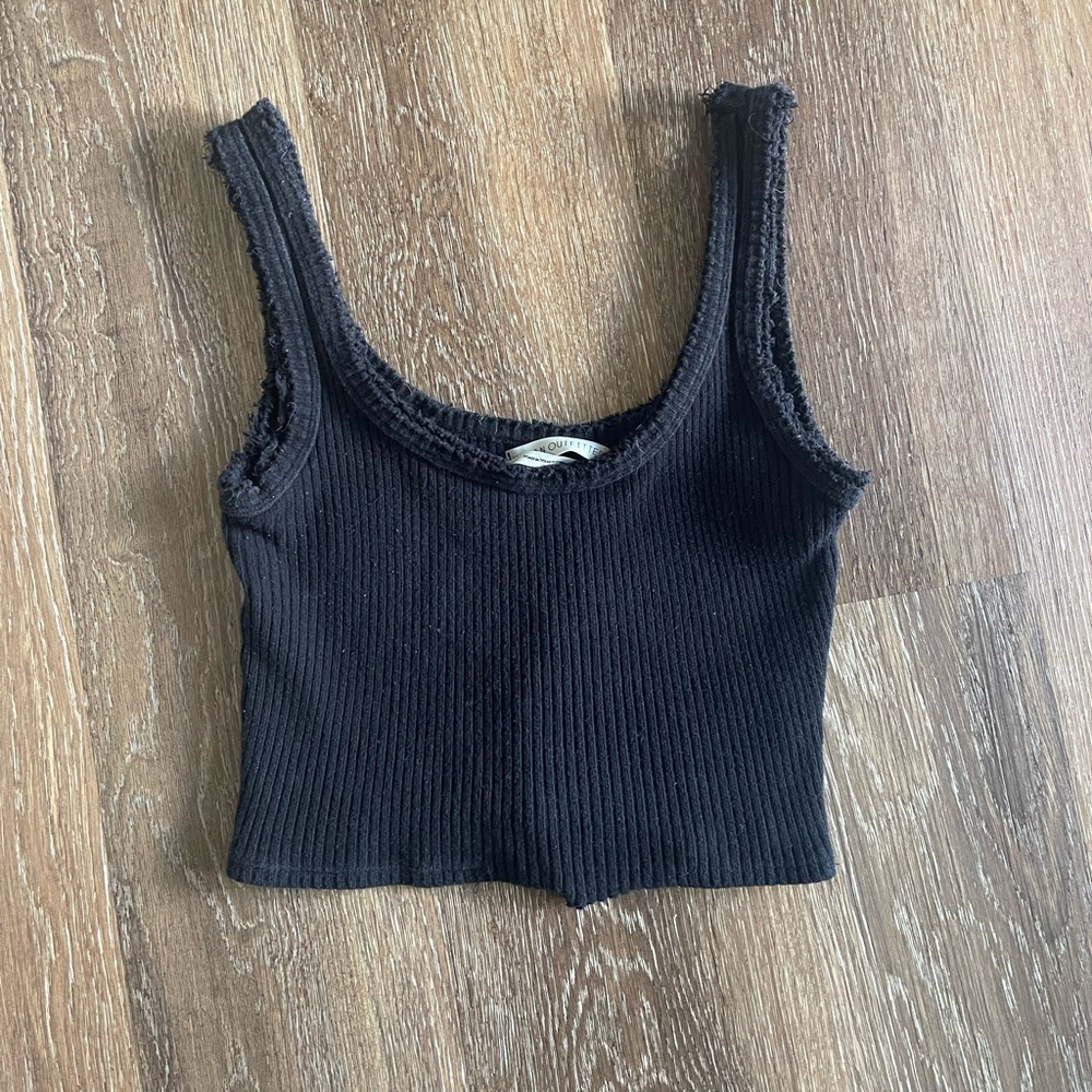 Urban Outfitters Ribbed Cropped Tank